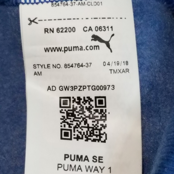 Puma Logo hoodie size L - Picture 3 of 5